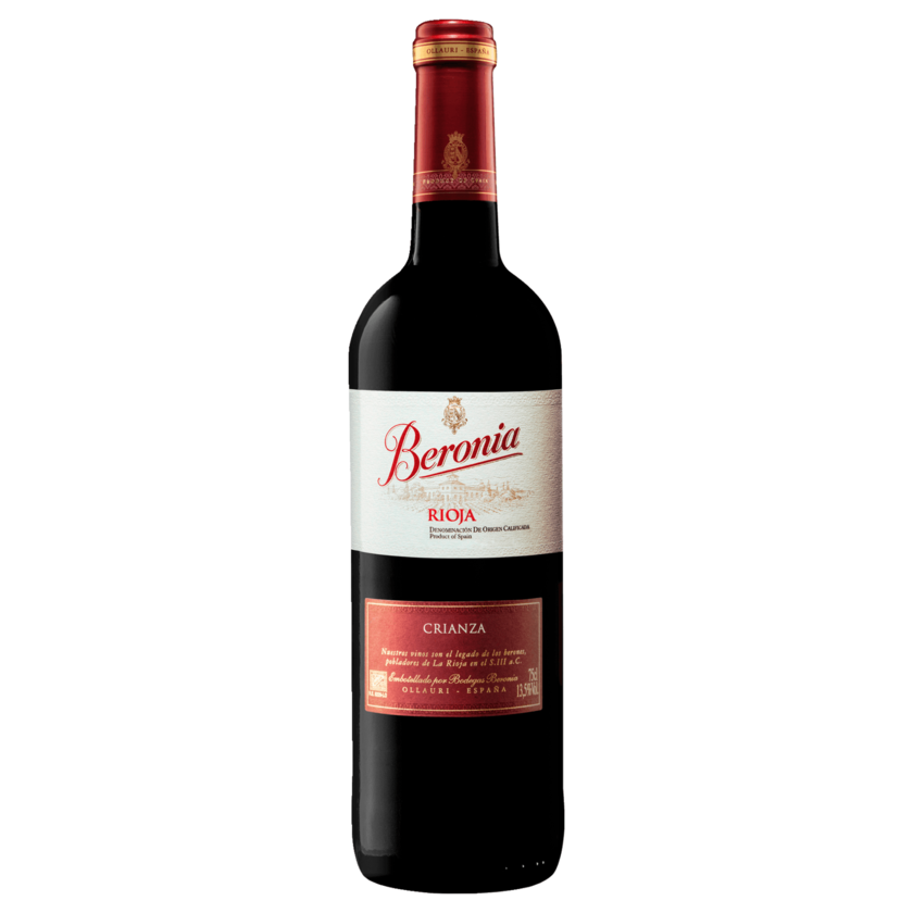 Beronia Rioja Crianza Rotwein Cuvée DOCa trocken 0,75l